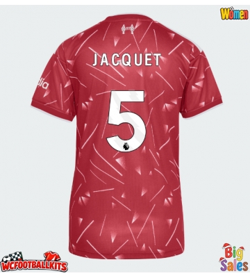 Liverpool Jeremy Jacquet #5 Replica Home Stadium Shirt for Women 2026-27 Short Sleeve